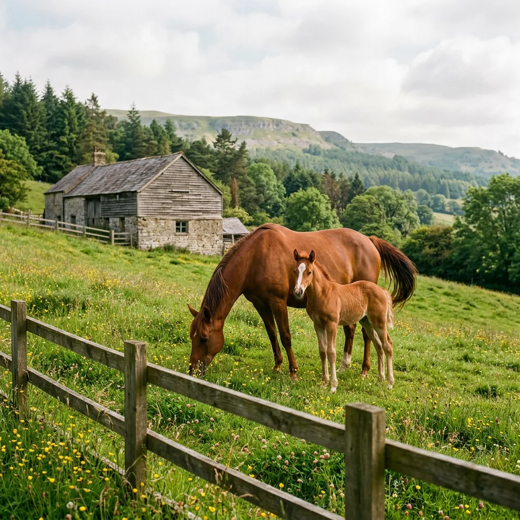 Élevage de chevaux, Ferme du Goûter, Herbeys
