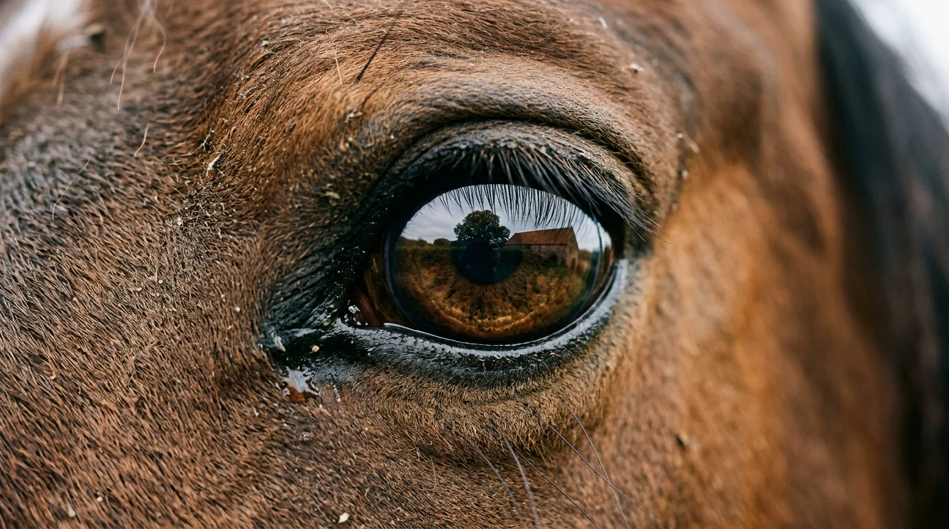 Un regard de cheval, Ferme du Goûter, Herbeys
