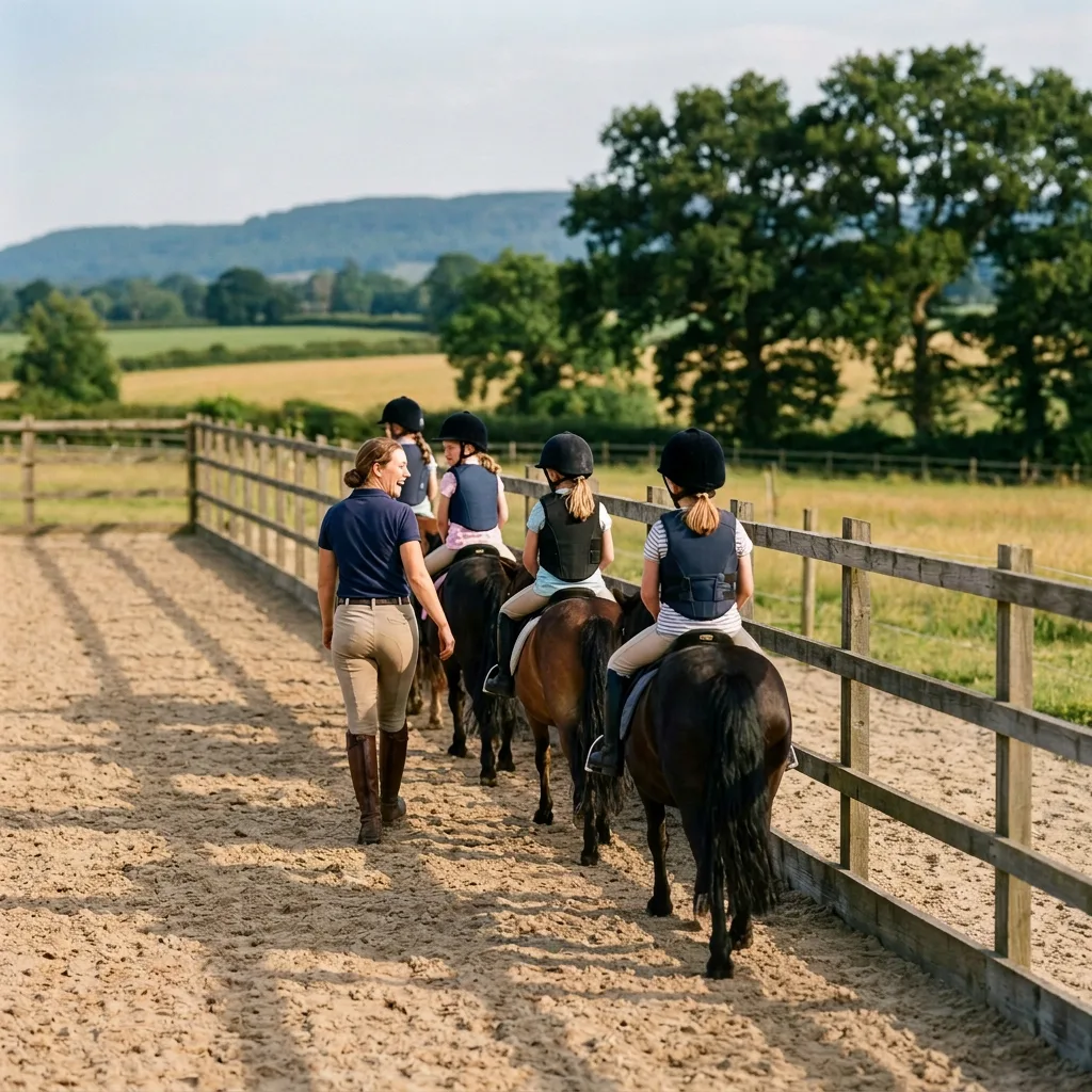 Cours de poney à Herbeys, Isère